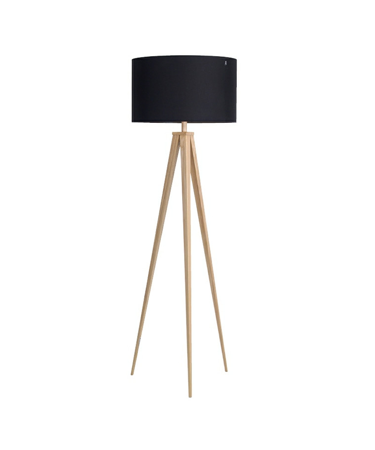 Paso Basic 50 F1 Stehleuchte Schwarz/Eiche - Darø